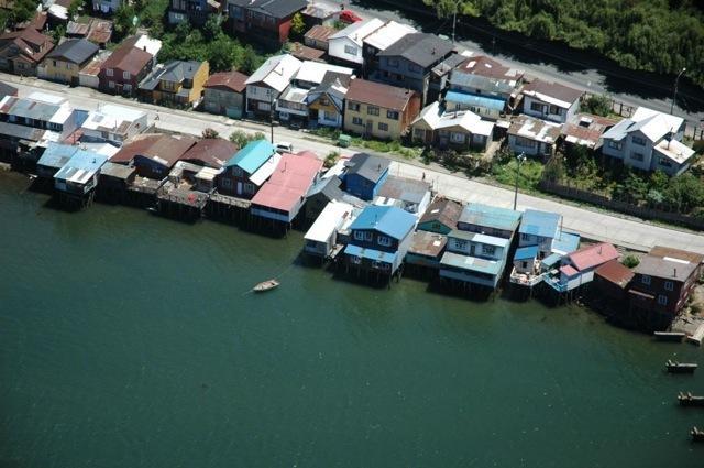 Palafito Azul Apart Hotel กัสโตร ภายนอก รูปภาพ