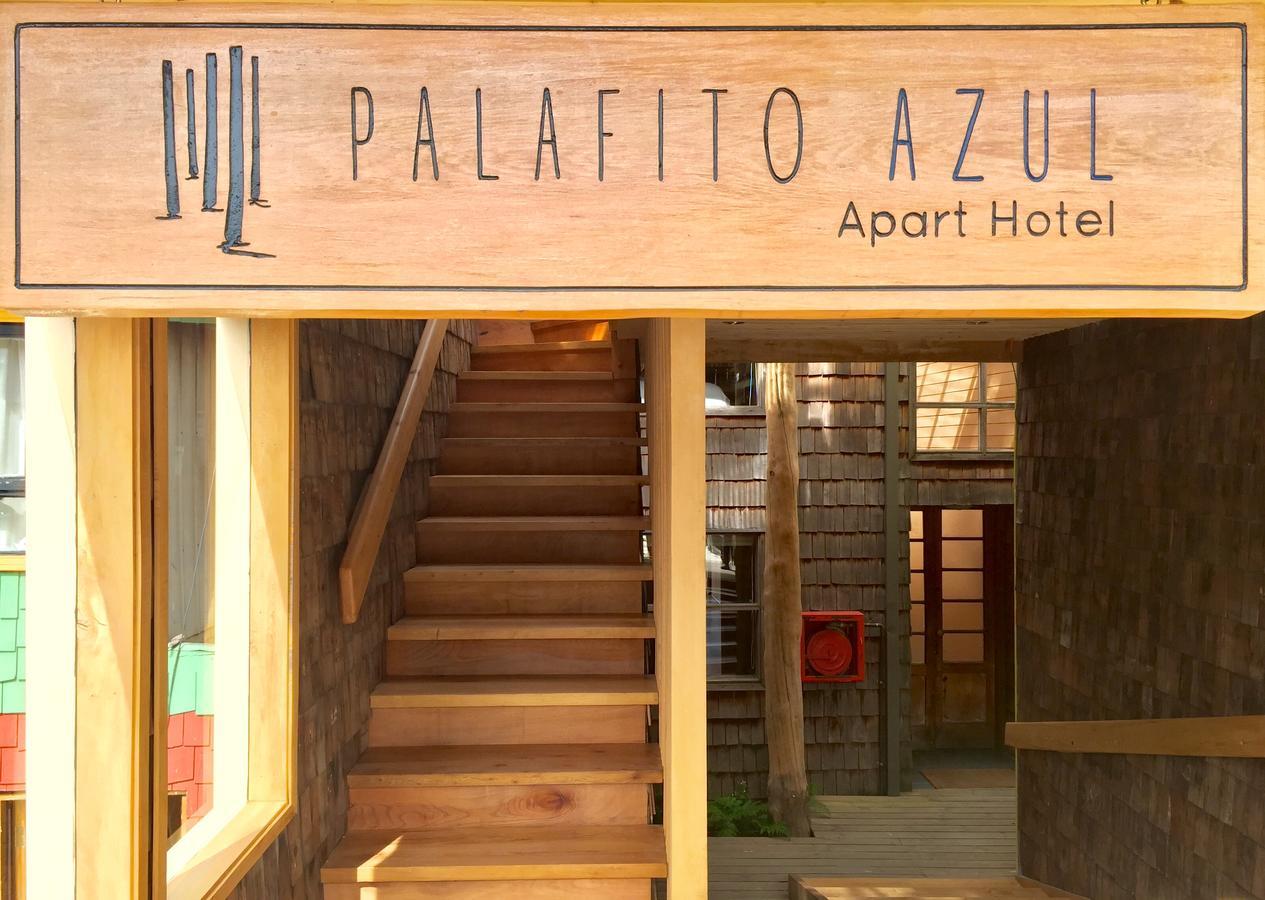 Palafito Azul Apart Hotel กัสโตร ภายนอก รูปภาพ